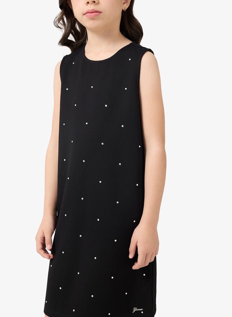 GUESS Kids Punto Milano Rhines Dress - Image 3